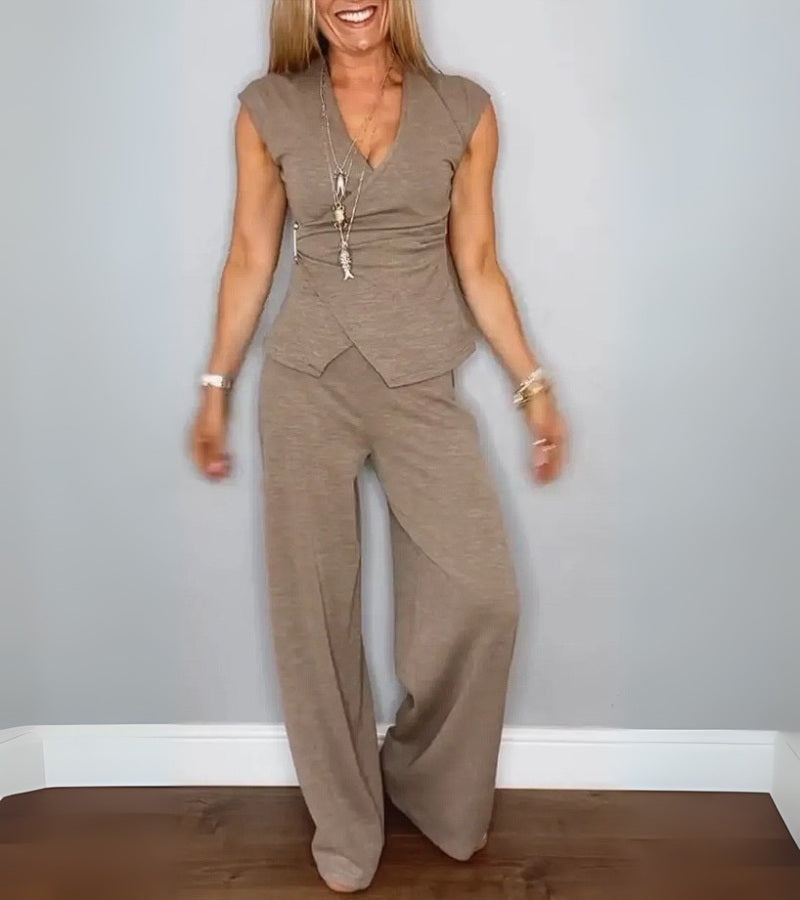 Claudia | Conjunto de dos piezas de corte moderno 