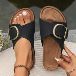 Marfil - Sandalias cómodas y sin cordones