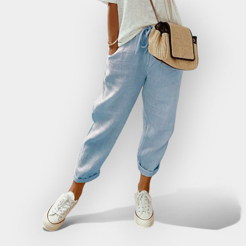 Pantalones de lino ligeros