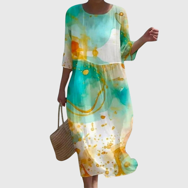 Hayley™ | Elegante vestido largo floral