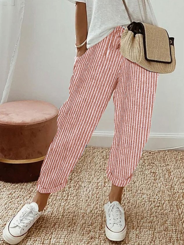 Ely | Pantalones de lino de lujo antisudor