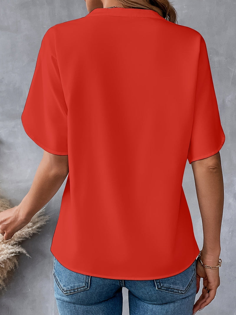 Lexa | Blusa holgada con cuello en V