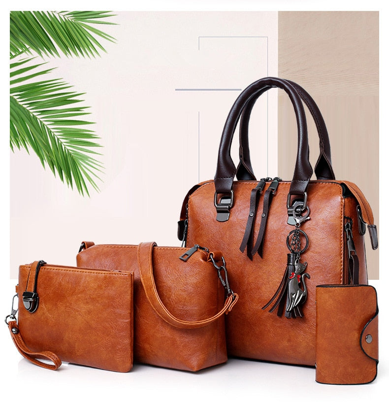 Avery™ - Juego de bolsos de lujo con borlas