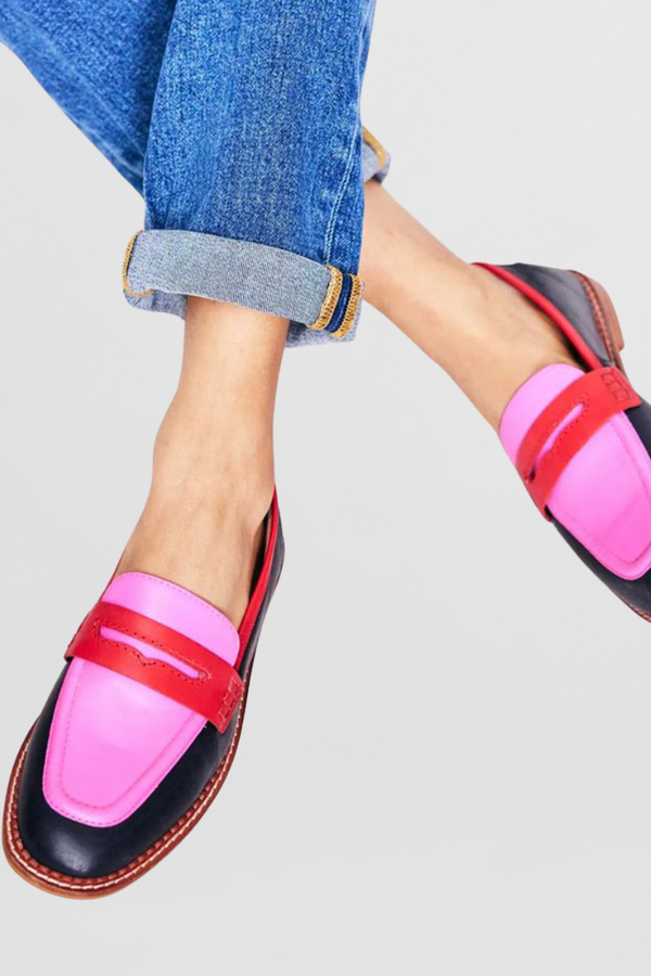 Mocasines coloridos y alegres