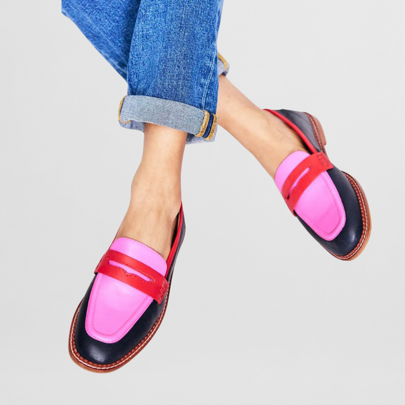 Mocasines coloridos y alegres
