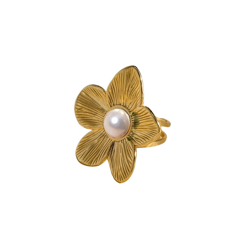 Anillo ajustable Thalia Flower