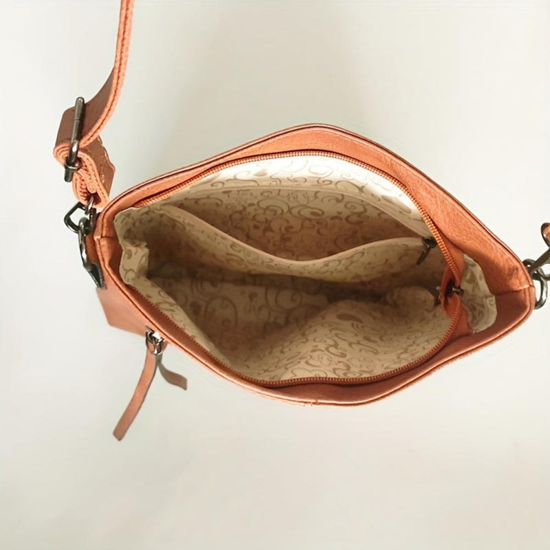Addison™ Elegancia sencilla | Bolso bandolera cuadrado retro