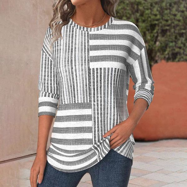 Miki | Blusa cómoda a rayas