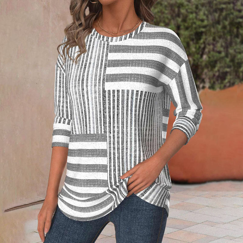 Miki | Blusa cómoda a rayas