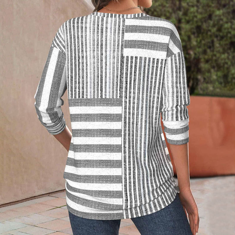 Miki | Blusa cómoda a rayas