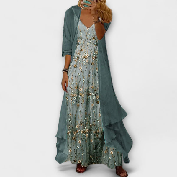 Bryleigh | Elegante conjunto de dos piezas de vestido largo