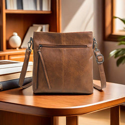 Addison™ Elegancia sencilla | Bolso bandolera cuadrado retro