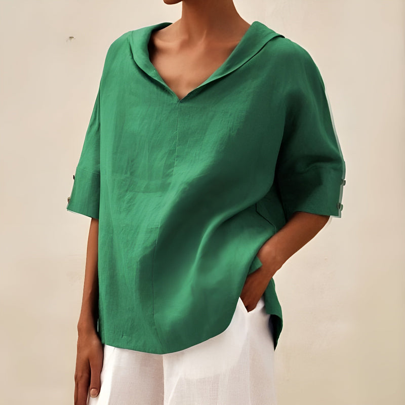 Lyndzi | Blusa de lino