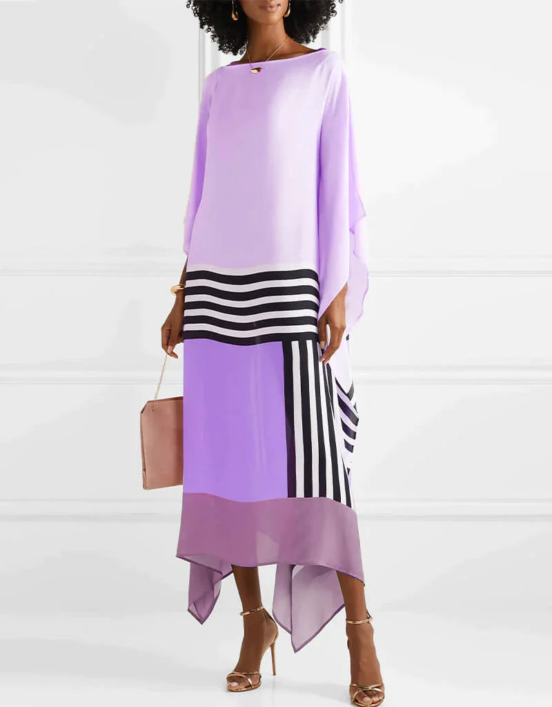 Rilinda | Caftán elegante con estampado geométrico