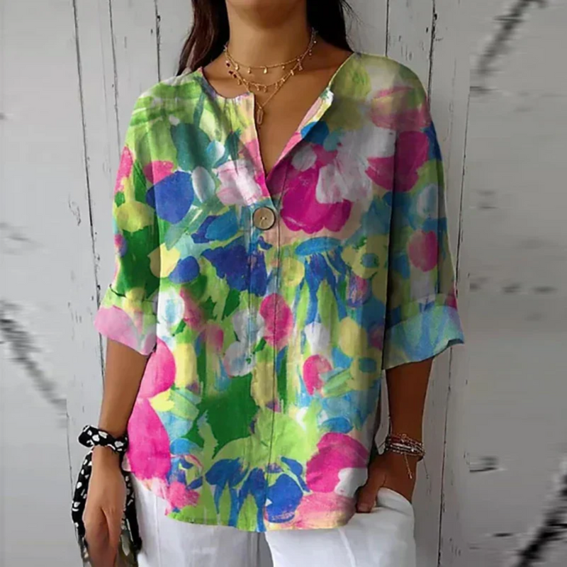 Mavis | Blusa informal con estampado floral