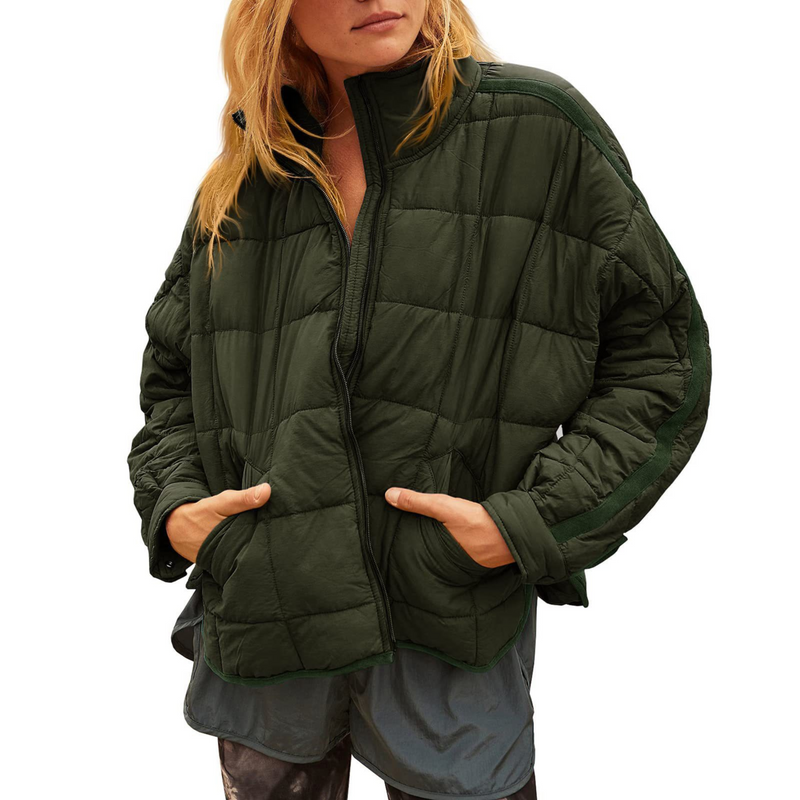 Amelia – Chaqueta acolchada ligera y compacta con cremallera