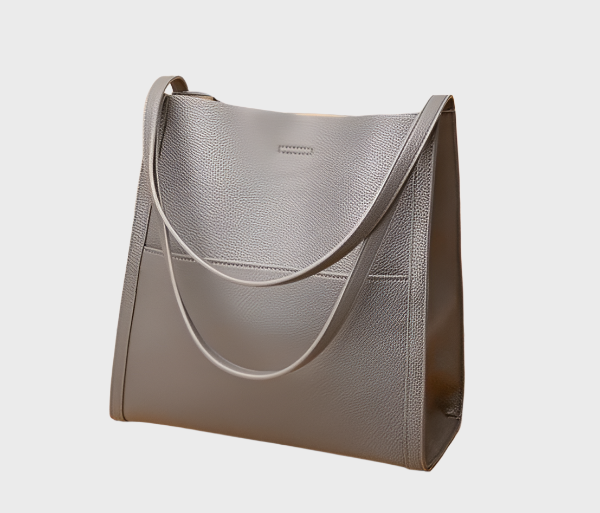 Bolso de hombro clásico de cuero