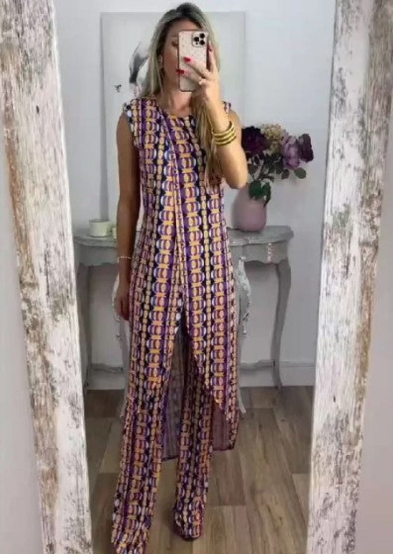 SKYE – TRAJE CÓMODO ESTAMPADO
