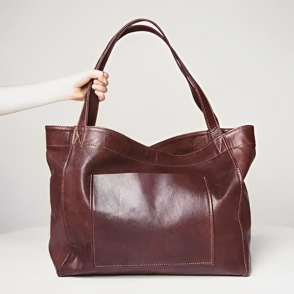 Amelia™ - Bolso de hombro de cuero vintage