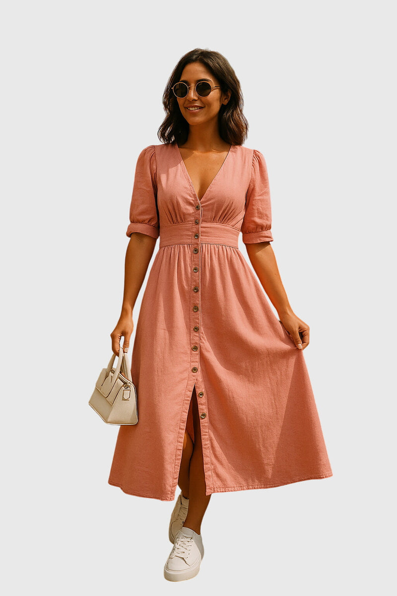 Jacqueline™ | Elegante vestido vaquero