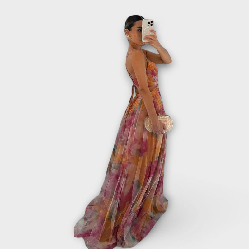 Vestido maxi aireado