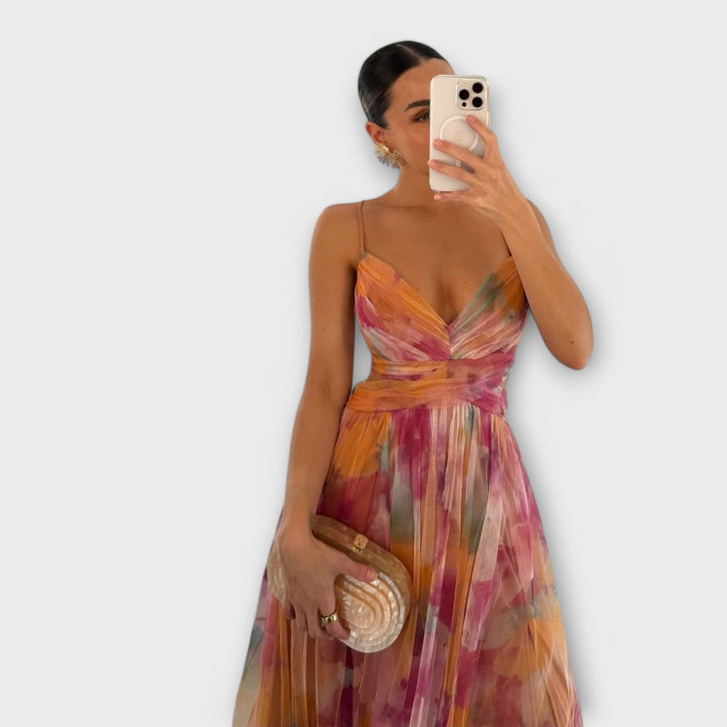 Vestido maxi aireado