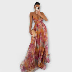 Vestido maxi aireado
