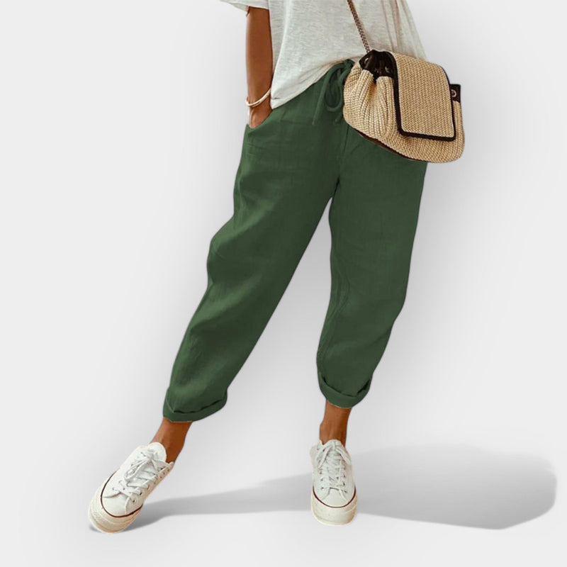 Pantalones de lino ligeros