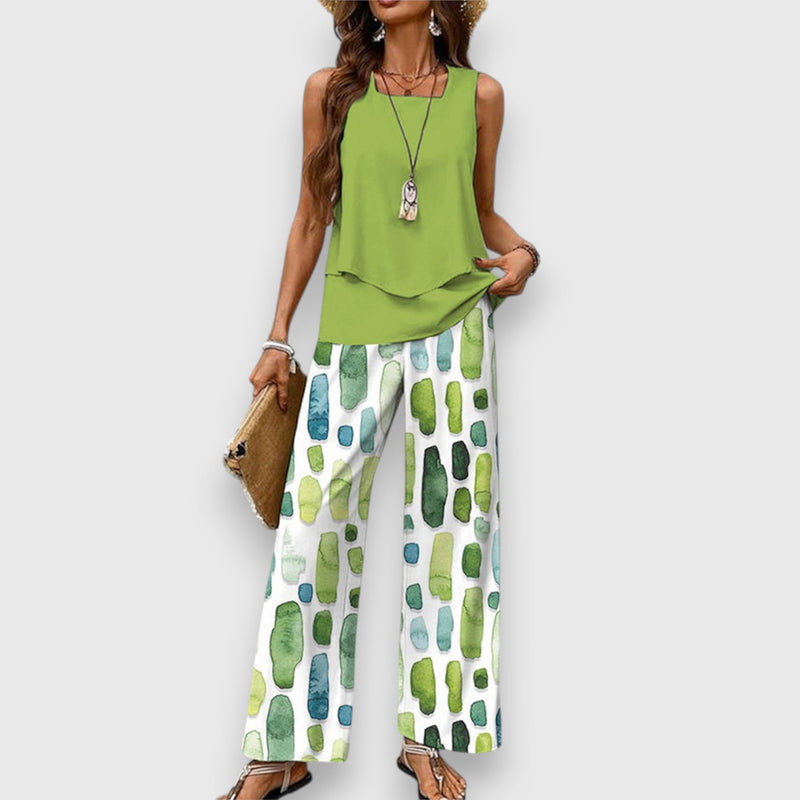 Conjunto de dos piezas con comodidad y estilo