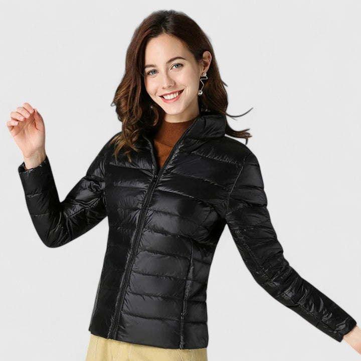 Mahikah | Elegante chaqueta impermeable de plumas