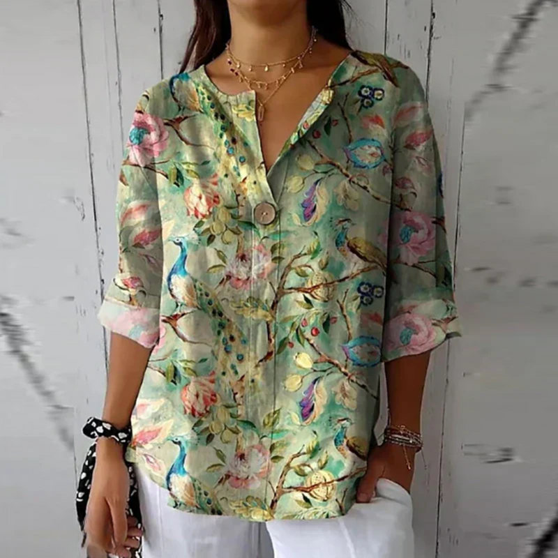 Mavis | Blusa informal con estampado floral