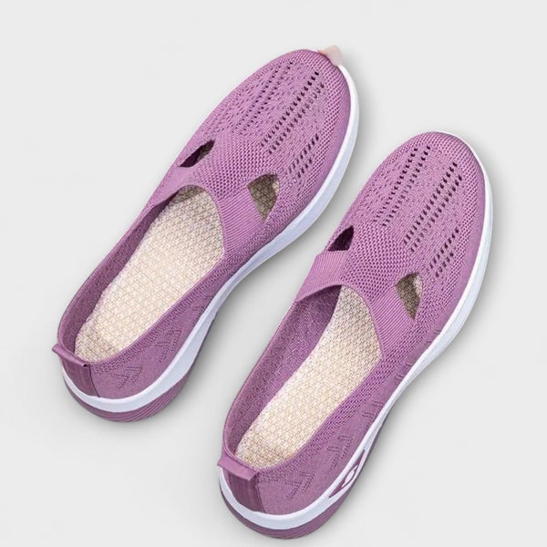 Martha - Botas ortopédicas cómodas en color morado