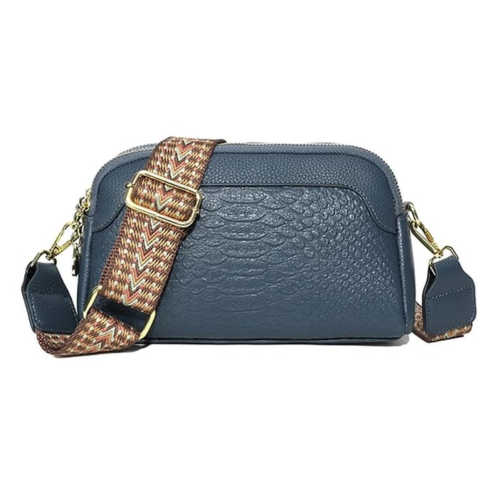 Olivia™ Elegant Allure | Minibolso cruzado con estampado de cocodrilo