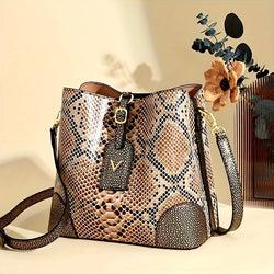Addison™ - Elegante bolso con estampado de serpiente