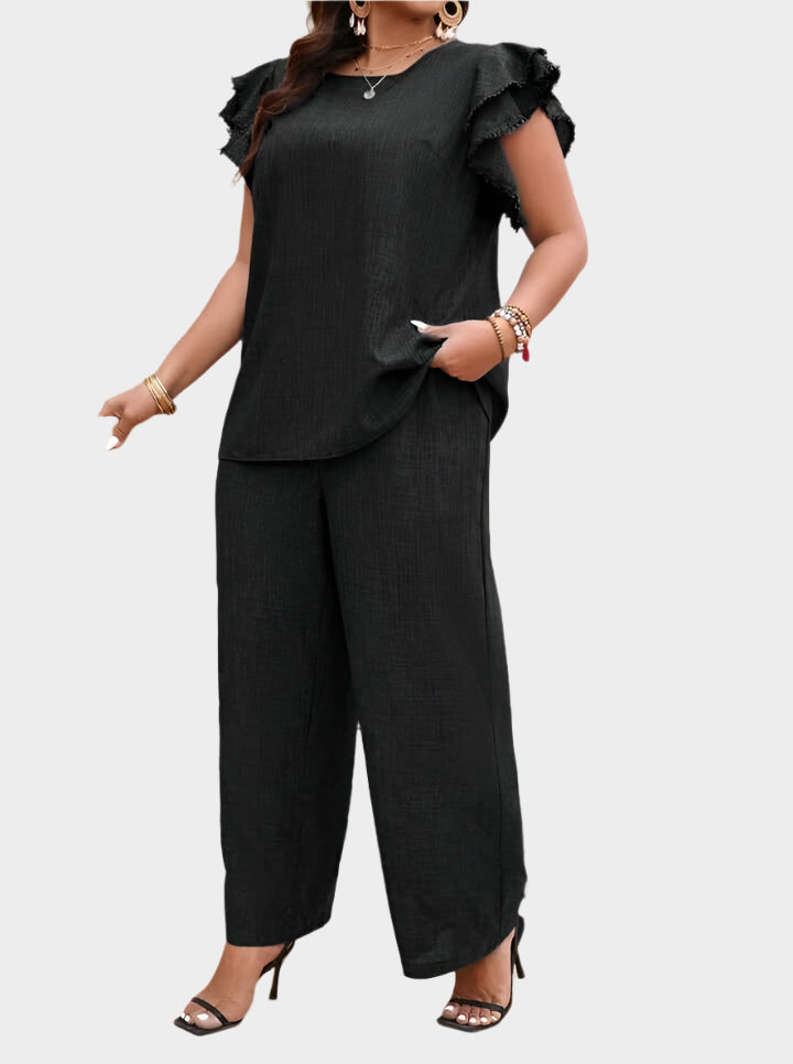 Conjunto de traje de lino
