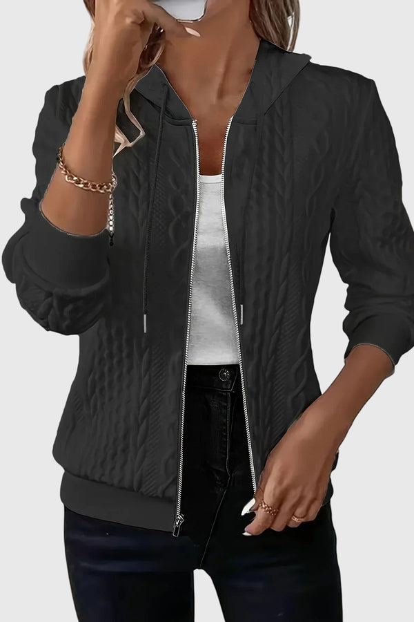 Lena™ - Sudadera con capucha y cremallera 