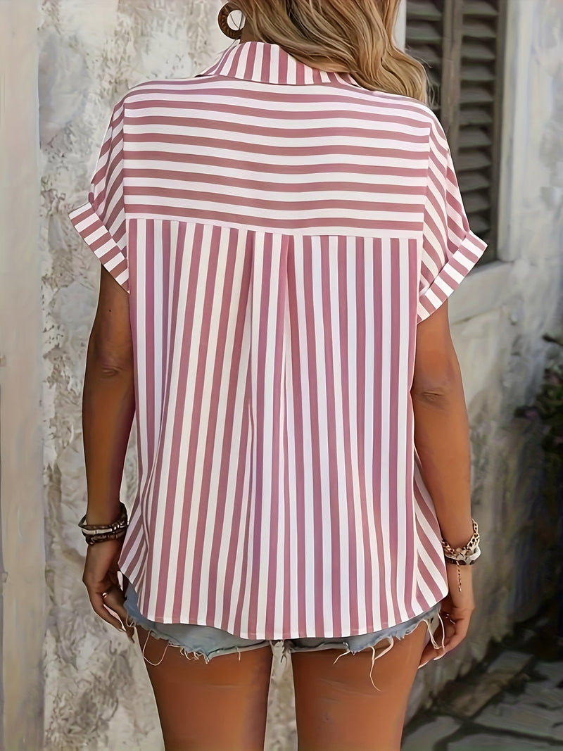 Lilú | Blusa a rayas elegante