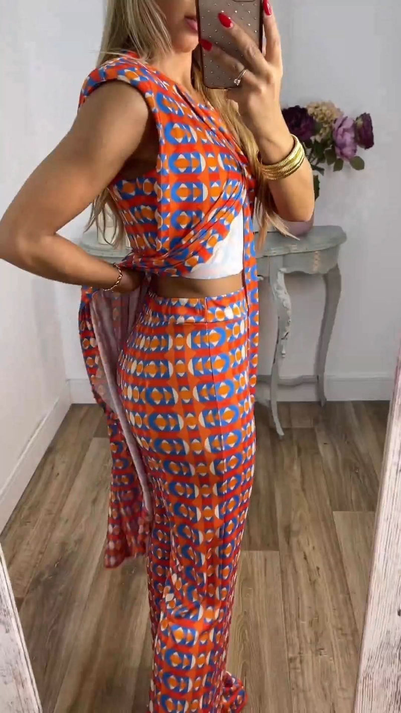 SKYE – TRAJE CÓMODO ESTAMPADO