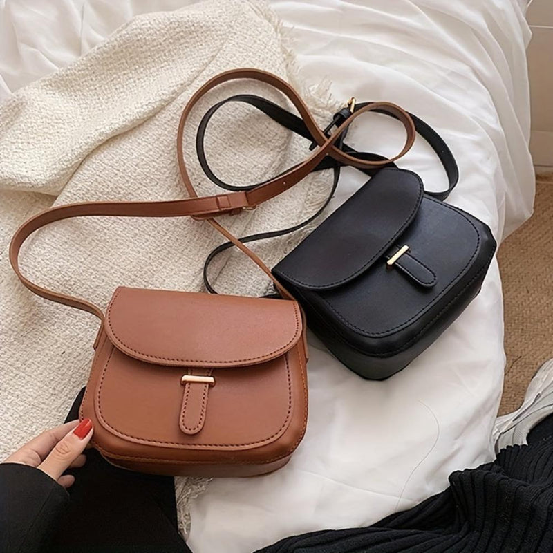 Aria™ Retro Grace | Elegante bolso bandolera Saddle