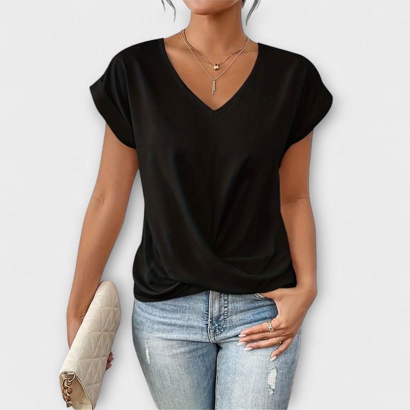 Carlinda | Elegante top con cuello en V