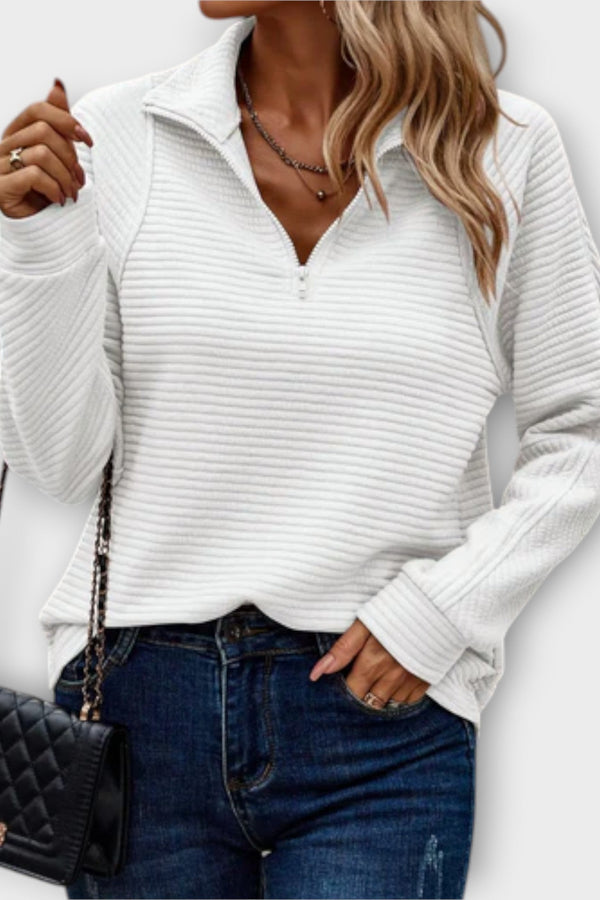 Vida | Jersey con media cremallera