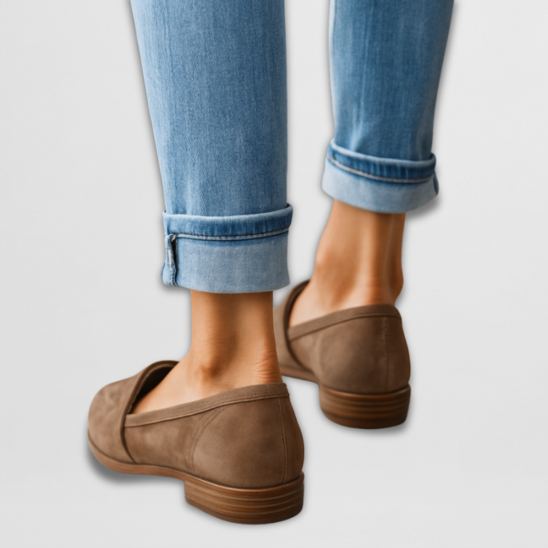 Mocasines de ante