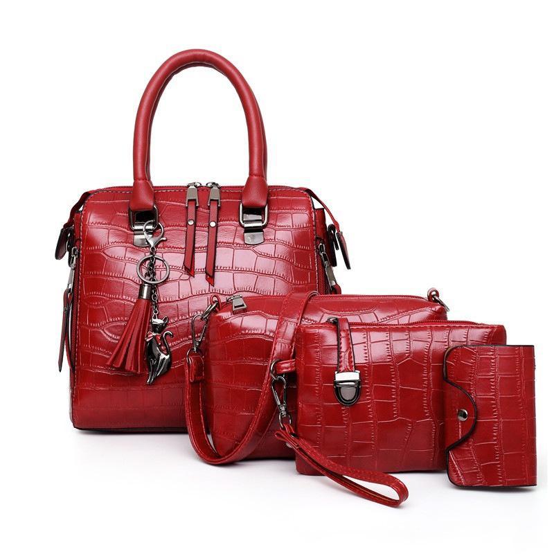 Olivia™ Elegancia Clásica | Conjunto de 4 bolsos modernos