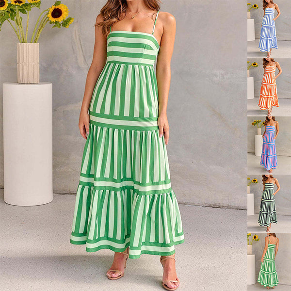 Vestido largo Coastal Vibes: comodidad y color en uno
