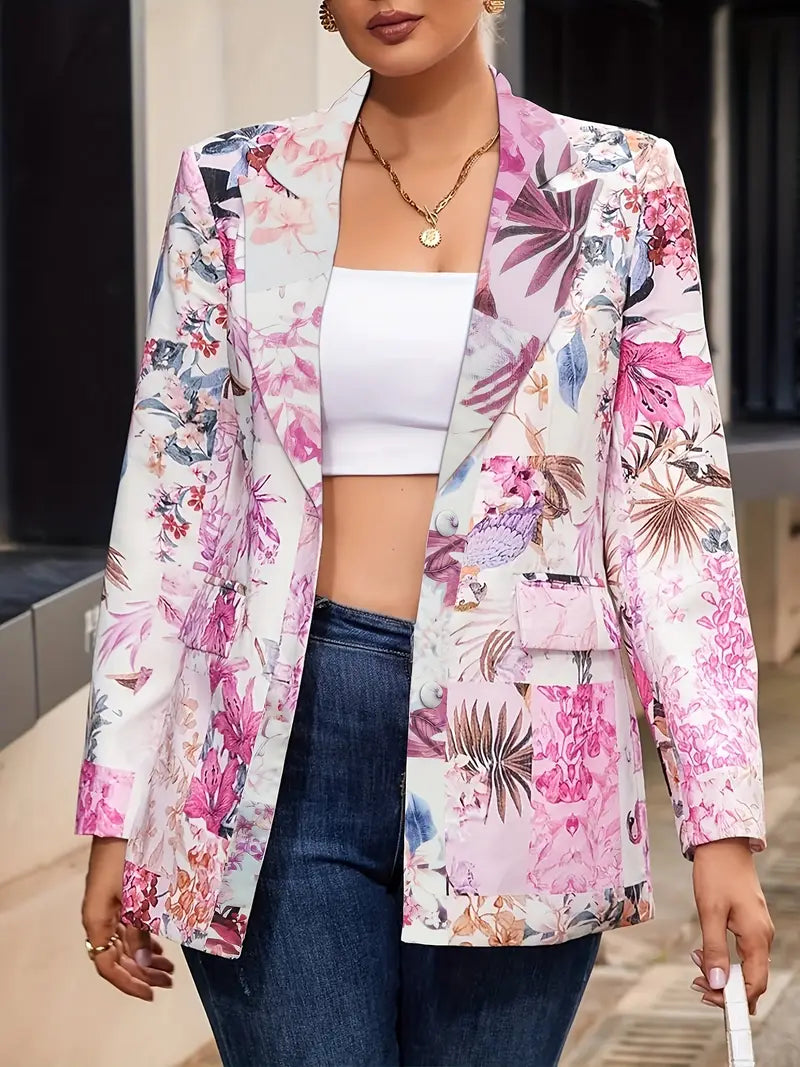 Ellie™ - Blazer elegante con estampado floral