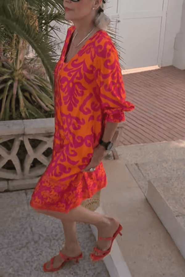 Luna - Elegante vestido floral 