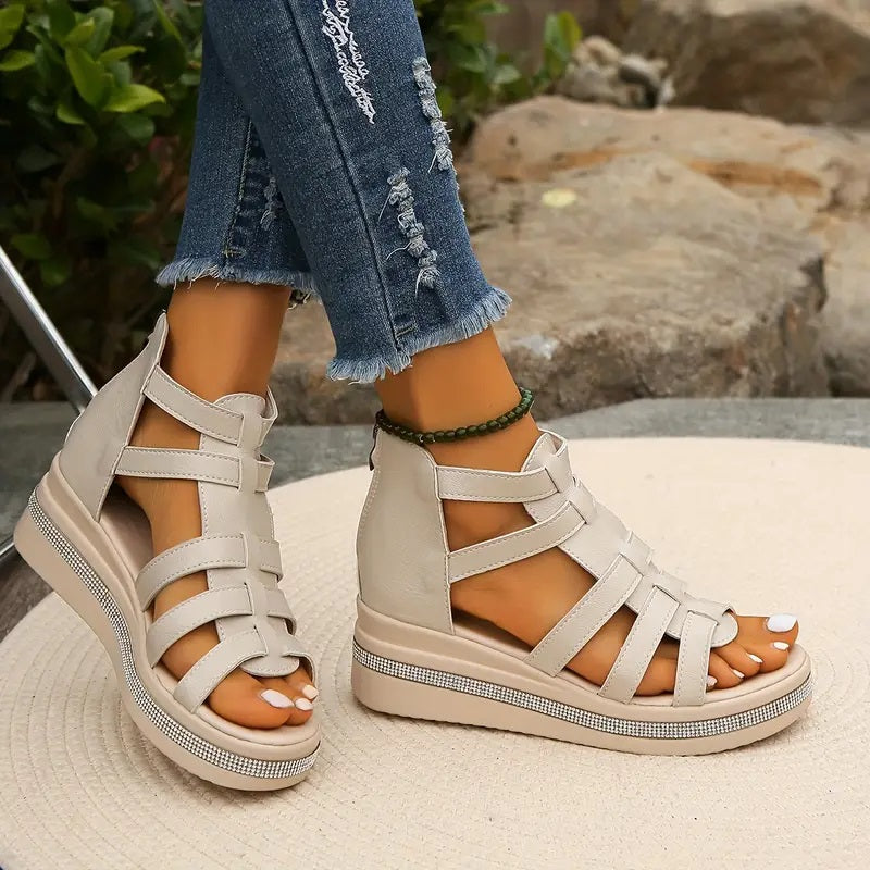 Ópalo | Elegantes sandalias de cuña
