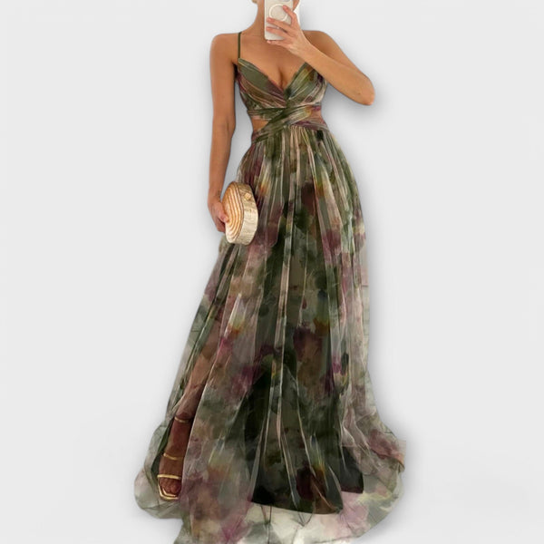 Vestido maxi aireado