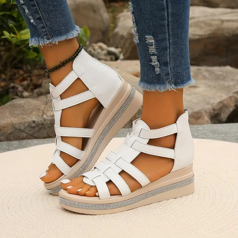 Ópalo | Elegantes sandalias de cuña