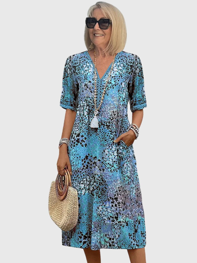 Bella | Elegante vestido midi floral